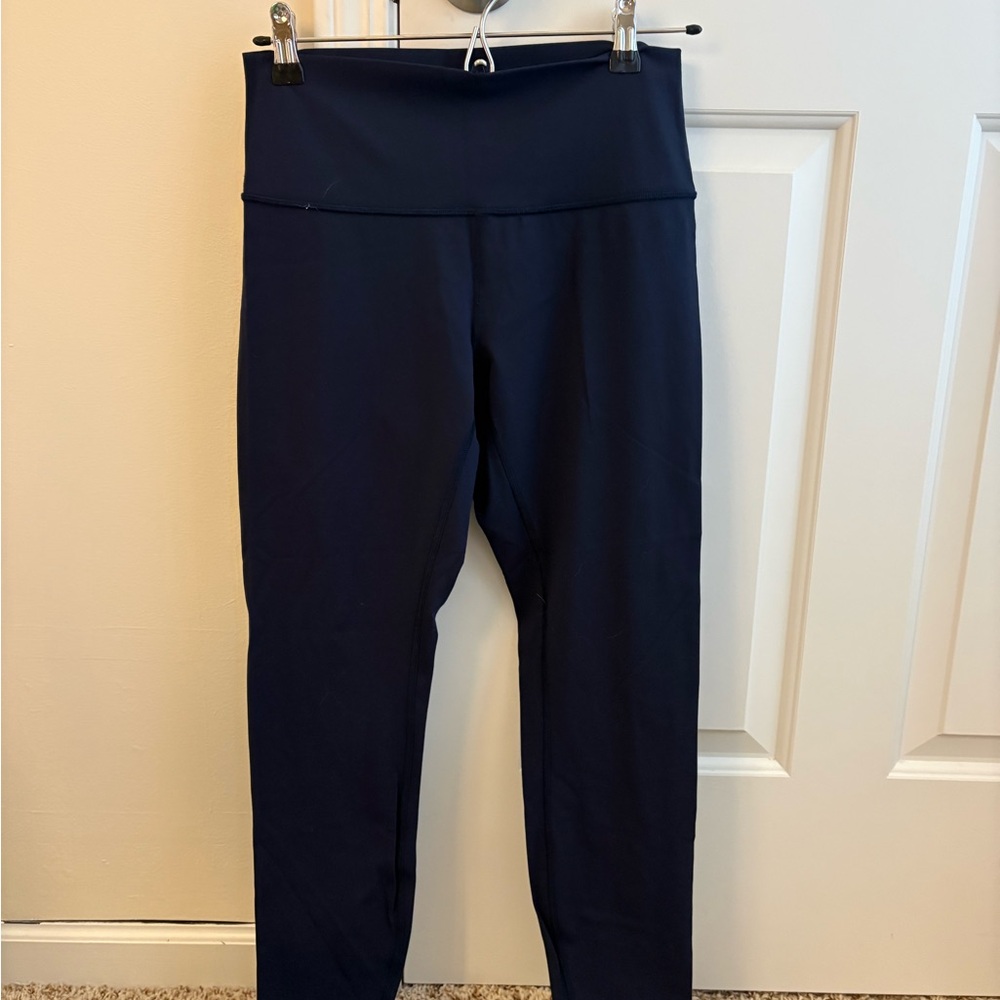 Lululemon Navy Blue High-Waisted Leggings